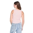 thumbnail image 3 of No Boundaries Women's Henley Tank Top, 3 of 6