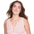 thumbnail image 4 of No Boundaries Women's Henley Tank Top, 4 of 6