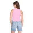 thumbnail image 3 of No Boundaries Women's Henley Tank Top, 3 of 6