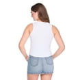 thumbnail image 3 of No Boundaries Women's Henley Tank Top, 3 of 6