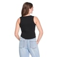 thumbnail image 3 of No Boundaries Women's Henley Tank Top, 3 of 6