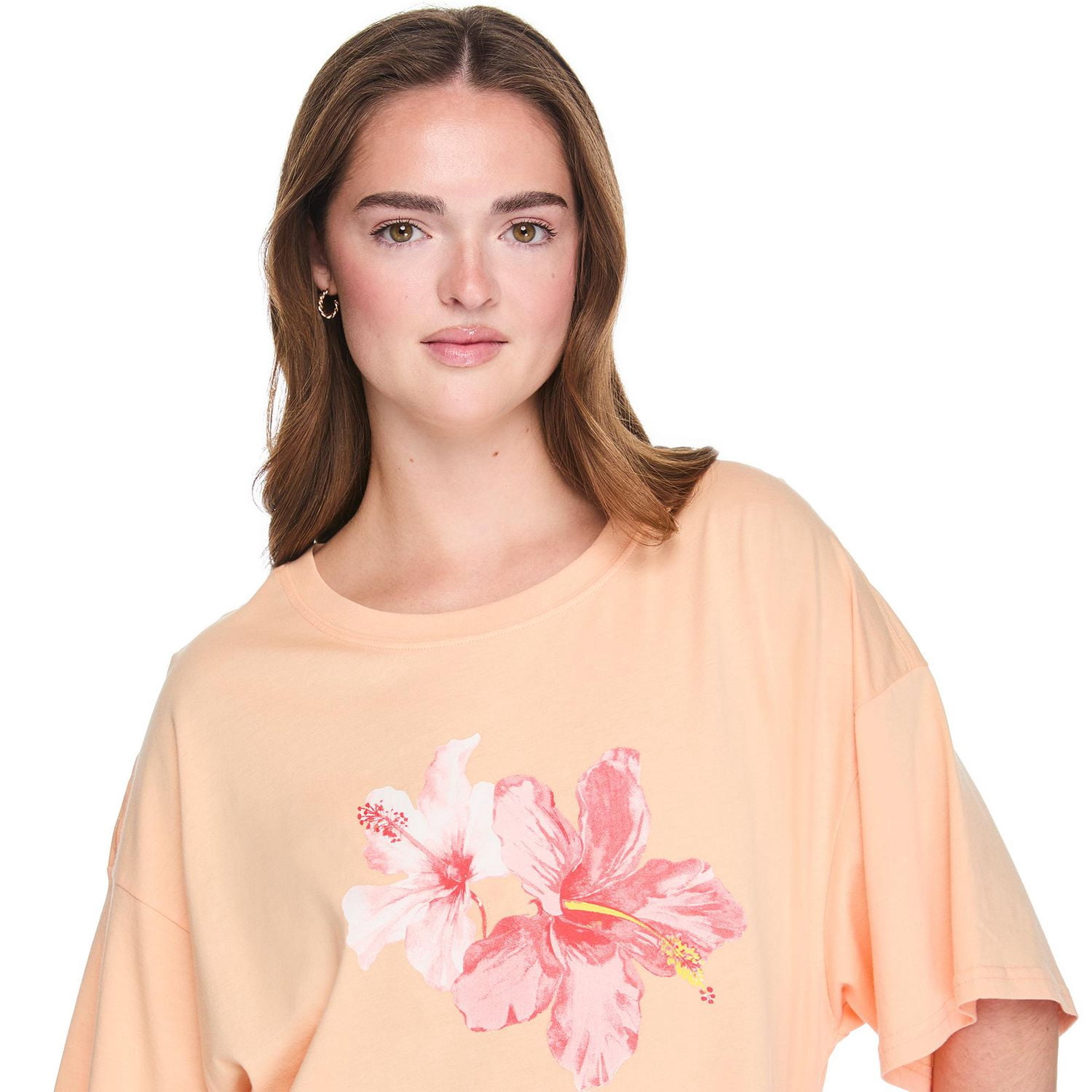 No Boundaries Women's Short-Sleeve Sleep T-Shirt
