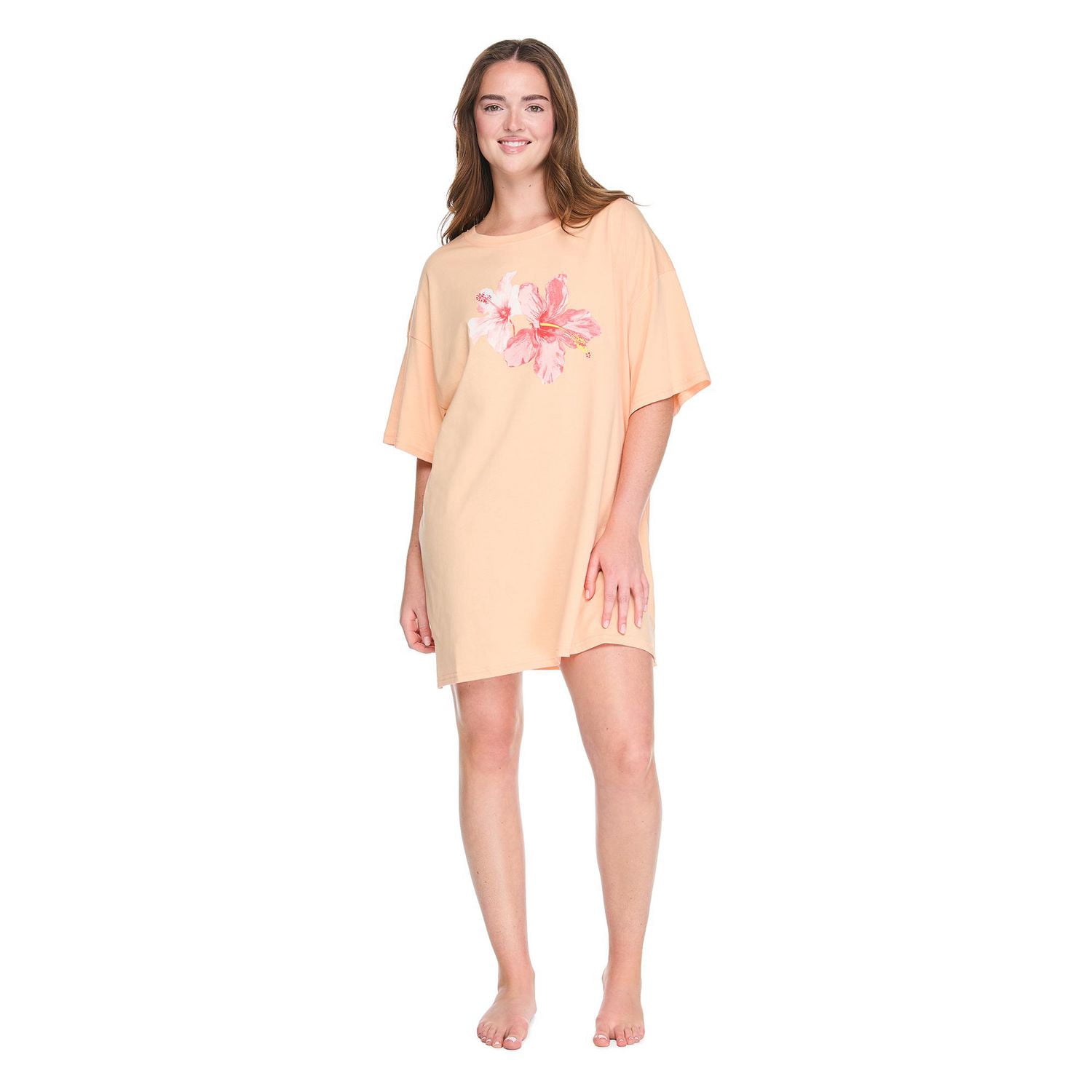 No Boundaries Women's Short-Sleeve Sleep T-Shirt
