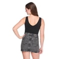 thumbnail image 3 of No Boundaries Women's Deep V-Neck Bodysuit, 3 of 6