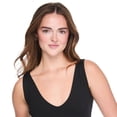 thumbnail image 4 of No Boundaries Women's Deep V-Neck Bodysuit, 4 of 6