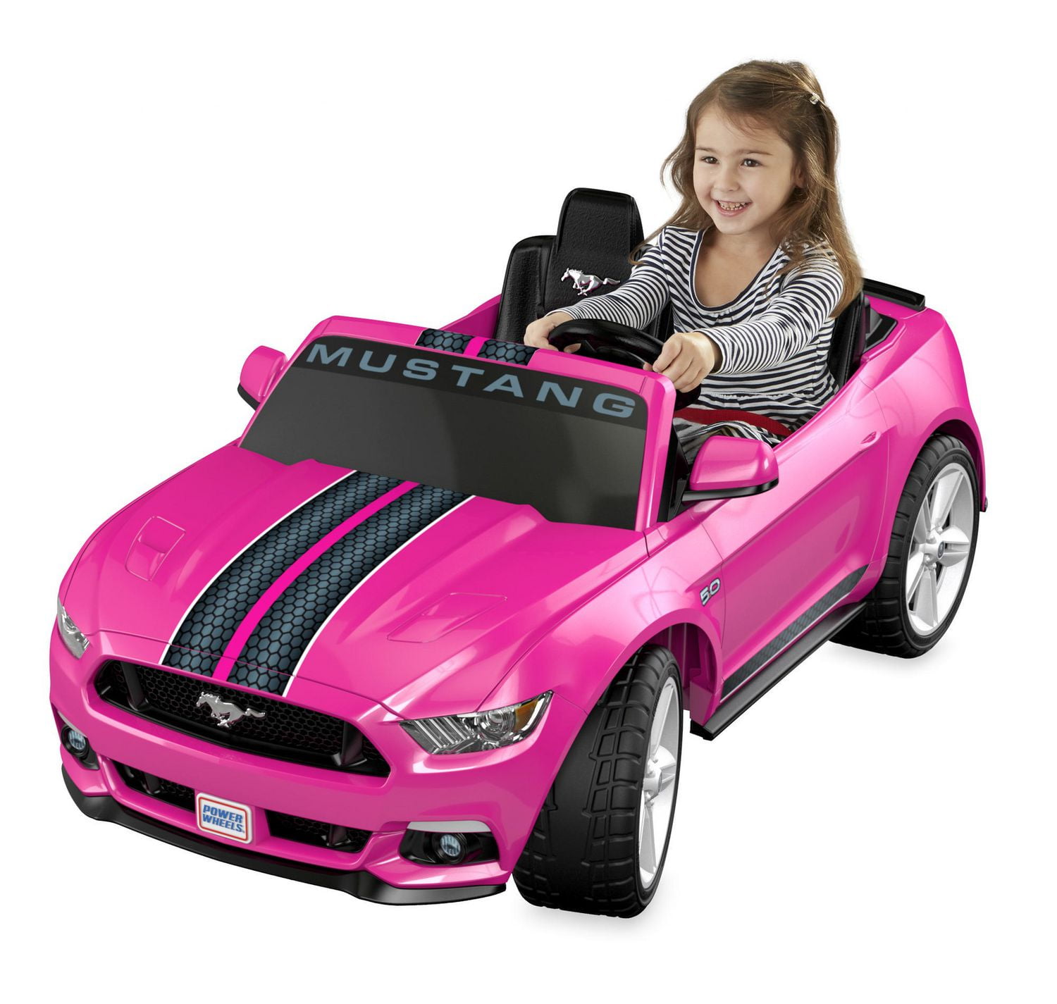 mustang power wheels pink