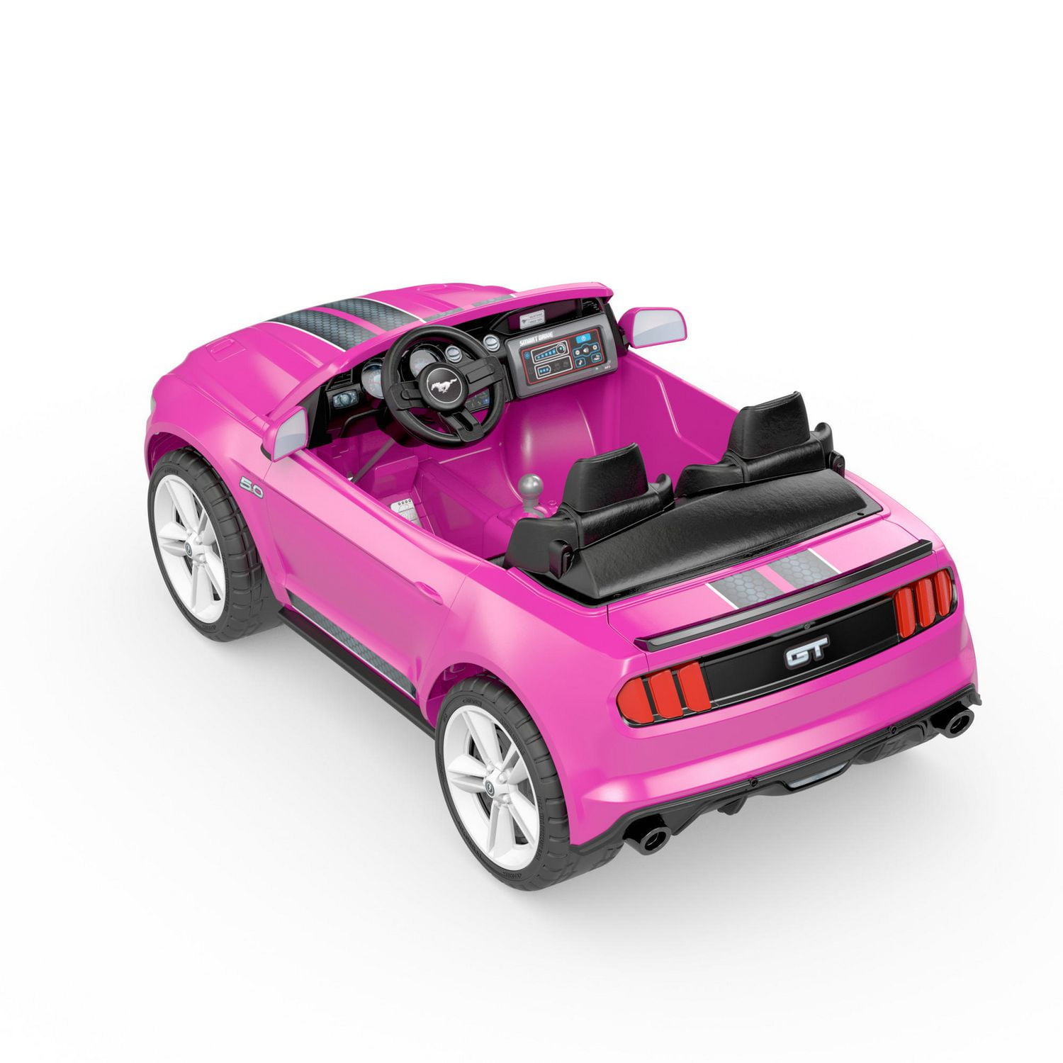 Pink mustang store power wheels