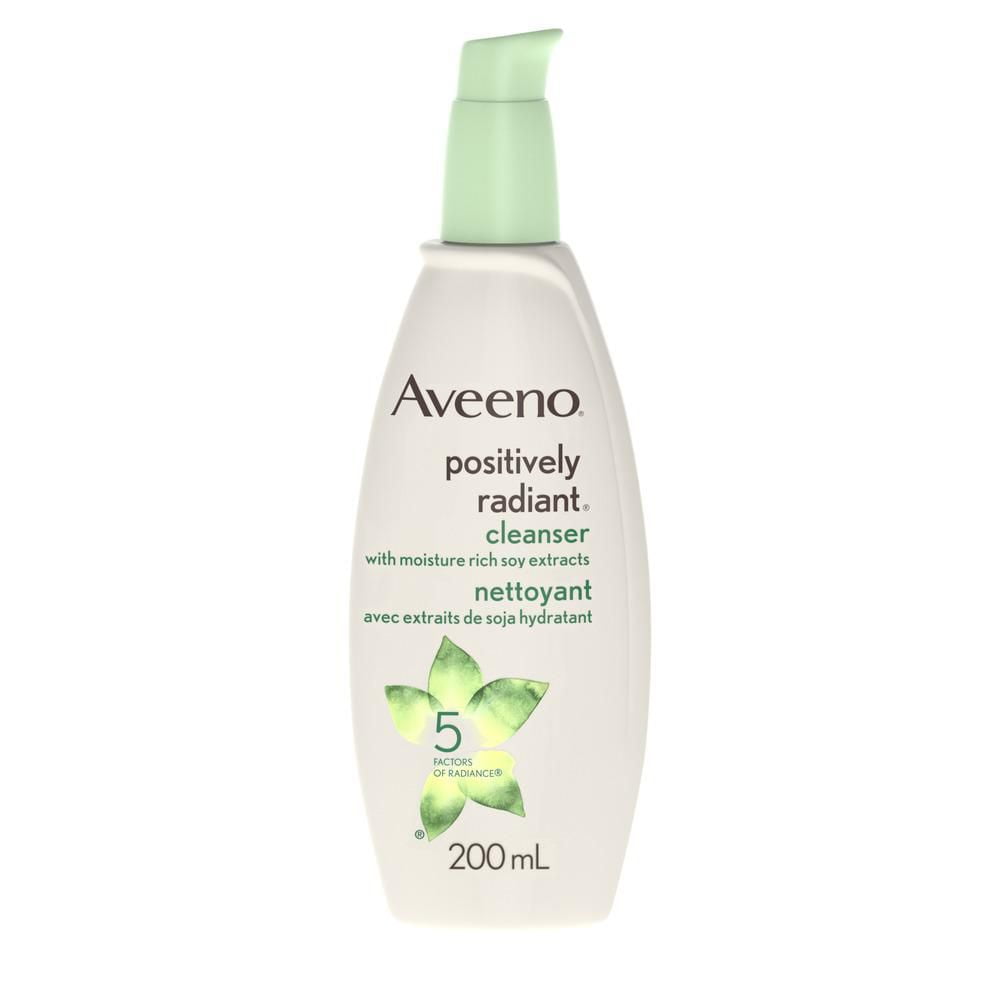 Aveeno Facial Cleanser, Positively Radiant Brightening Face Wash