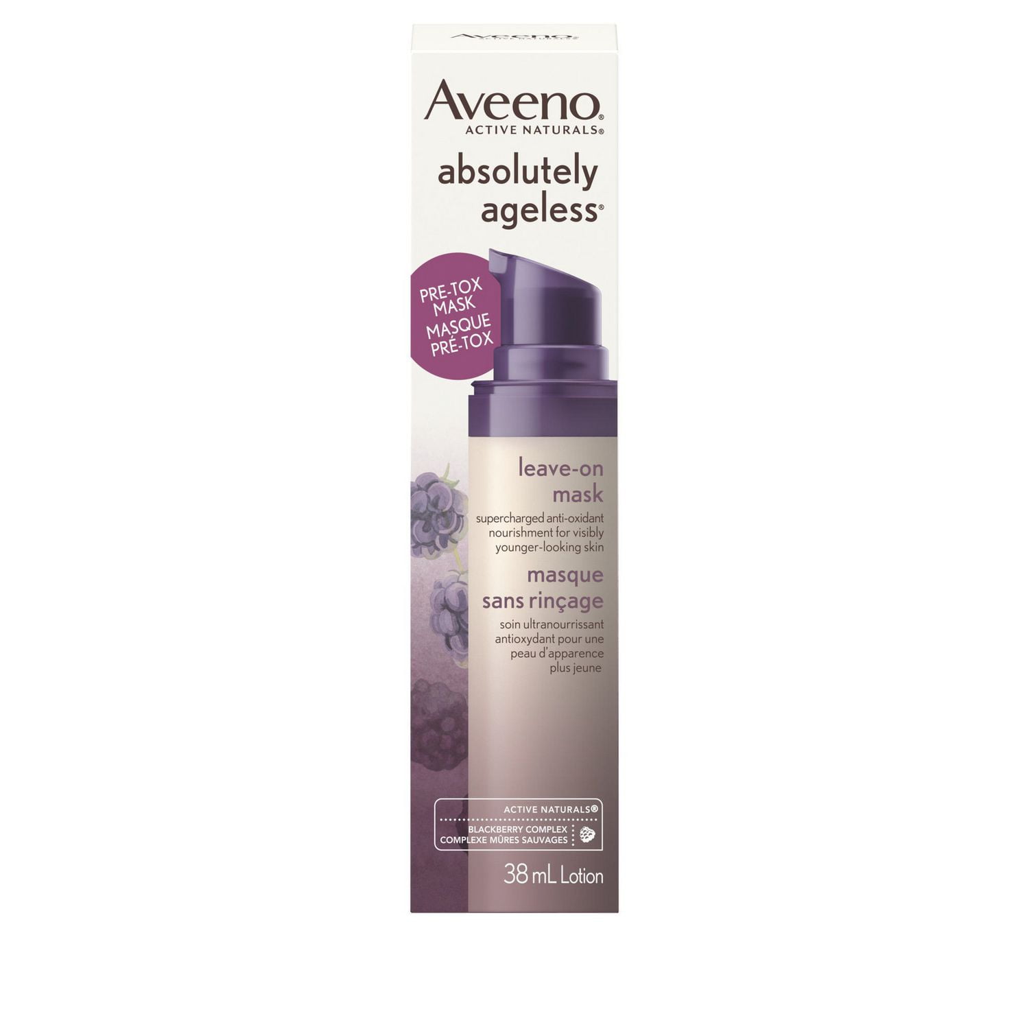 Aveeno Anti Aging Leave on Face Mask, 38mL Walmart Canada