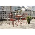 thumbnail image 2 of Mainstays 3-Piece Steel Bistro Set - Red, 2 of 5