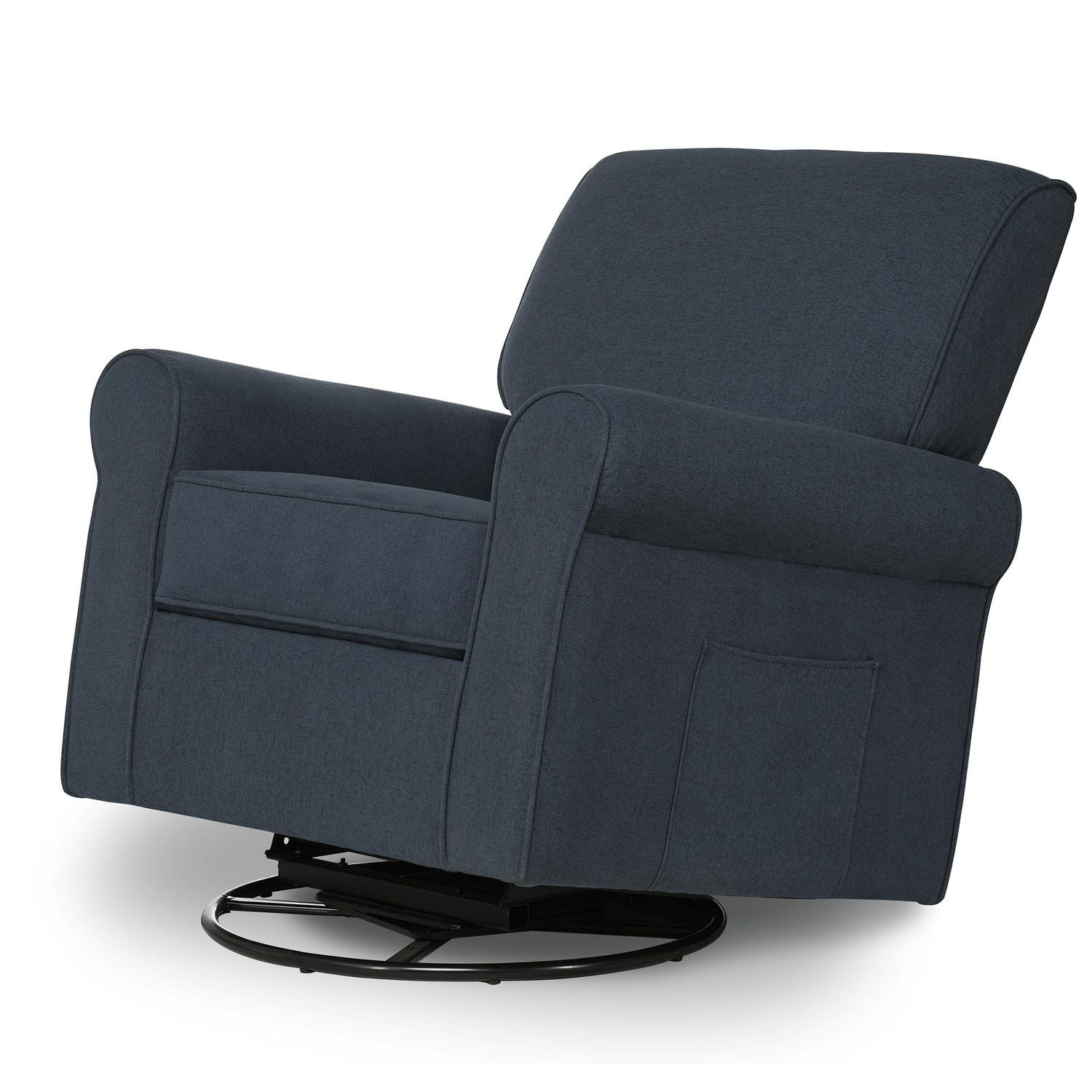 Evolur London Upholstered 360 Swivel l Glider I Rocker I Nursery