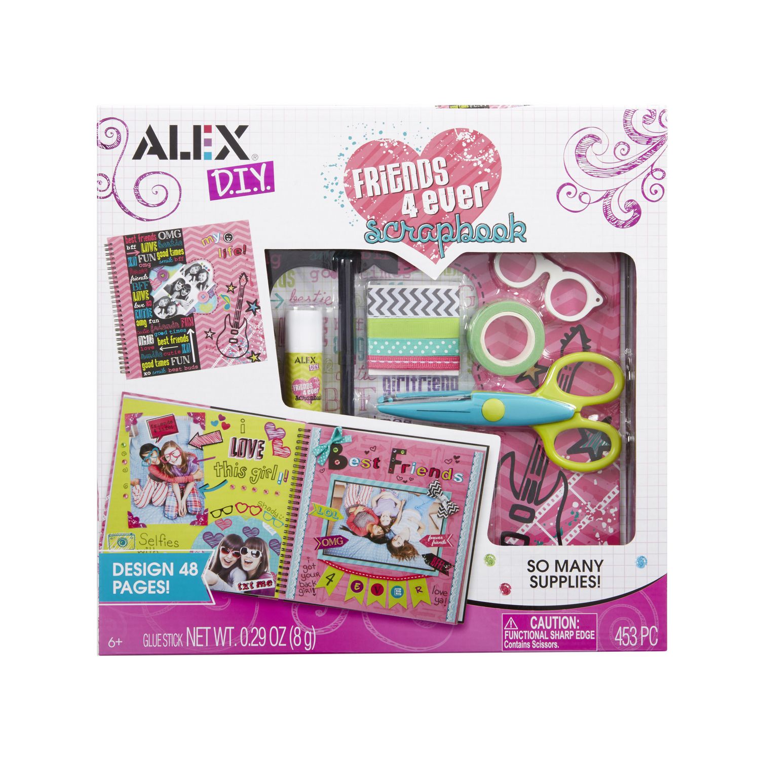 Alex Toys Alex Diy Friends 4 Ever Scrapbook Kids Art And Craft Activity  Art_Craft_Kit 