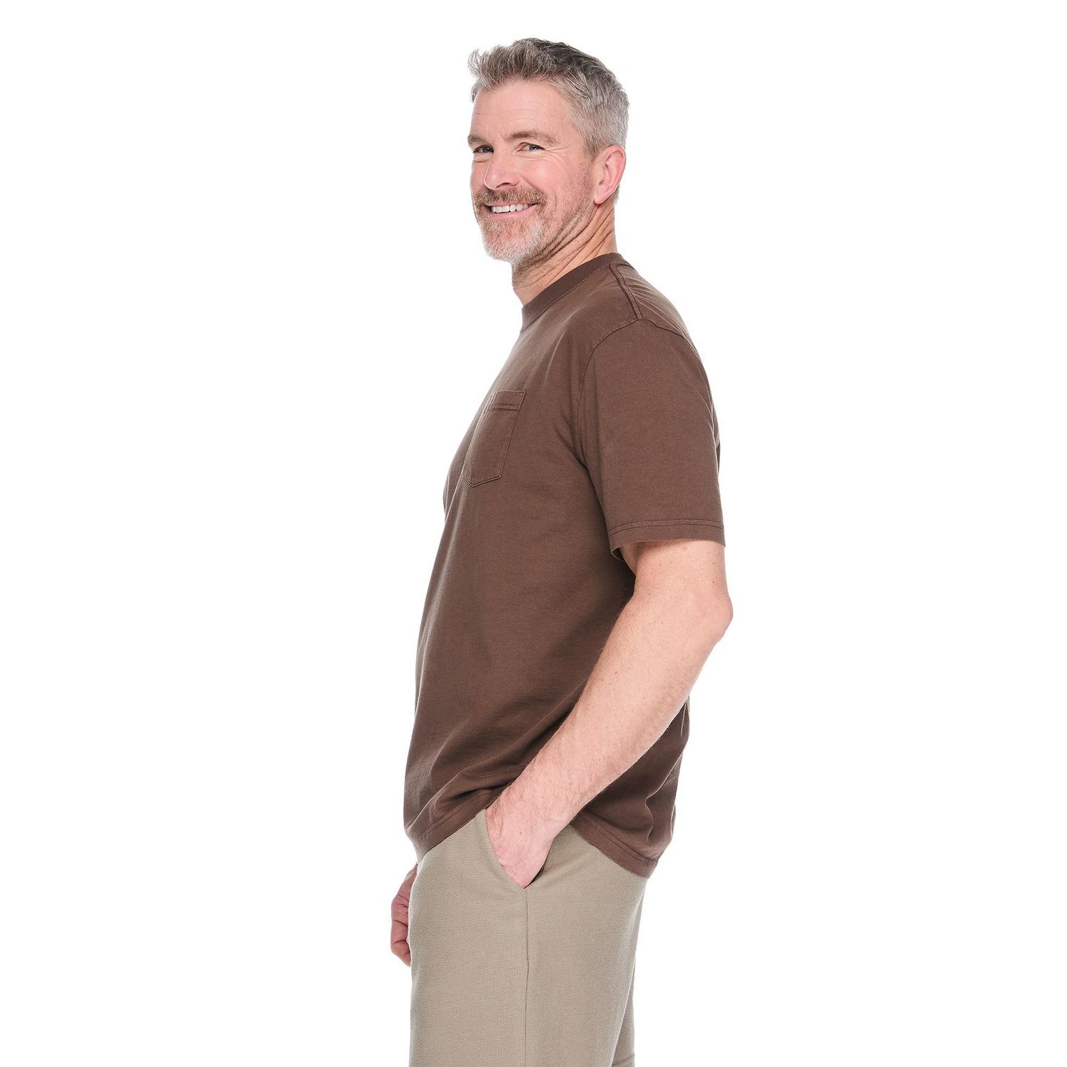 T-shirt à pochette George pour hommes