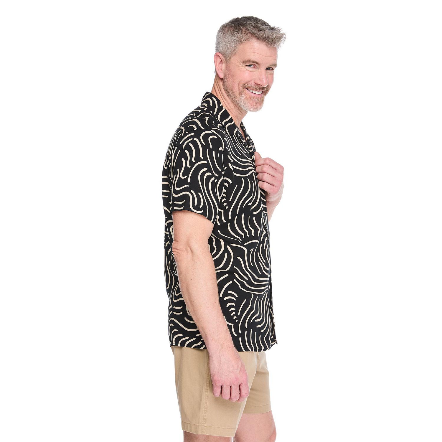 George Men's Printed Resort Shirt
