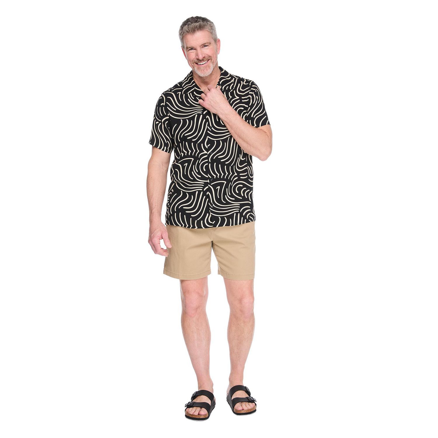 George Men's Printed Resort Shirt