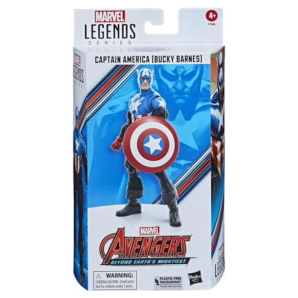 Hasbro Marvel Legends Series, figurine de collection de 15 cm Captain  America (Bucky Barnes), Avengers 60e anniversaire
