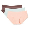 thumbnail image 3 of Lot de 3 culottes à taille basse en microfibres George pour femmes, 3 of 3