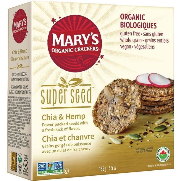 Mary's Org SuperSeed Chia & Chanvre 155GR