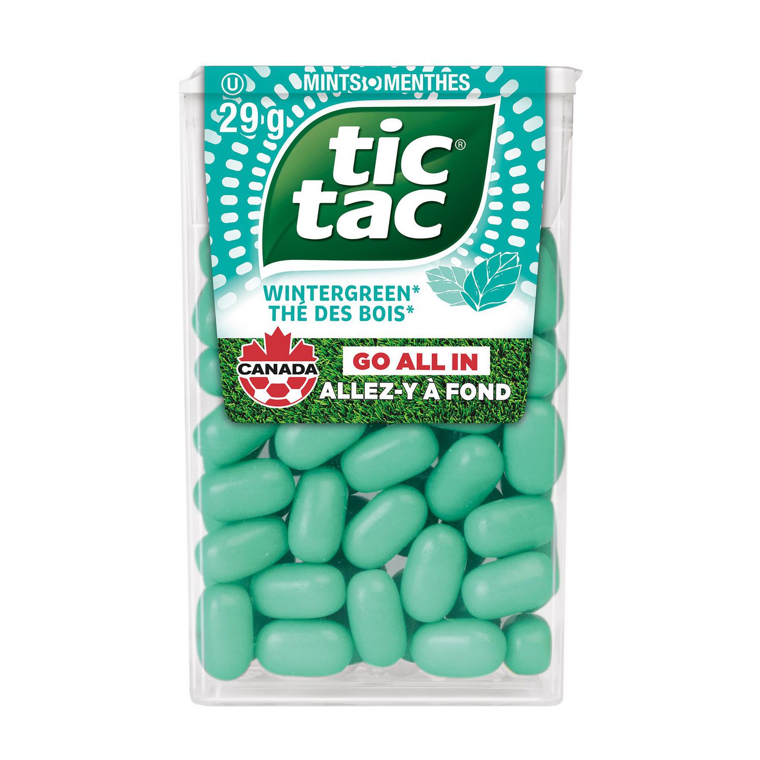 TIC TAC Mints, Wintergreen, Mint Candy 60 Pills, 29 g