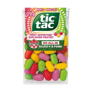 TIC TAC Mints, Fruit Adventure, Mint Candy, 60 Pills, 29 g