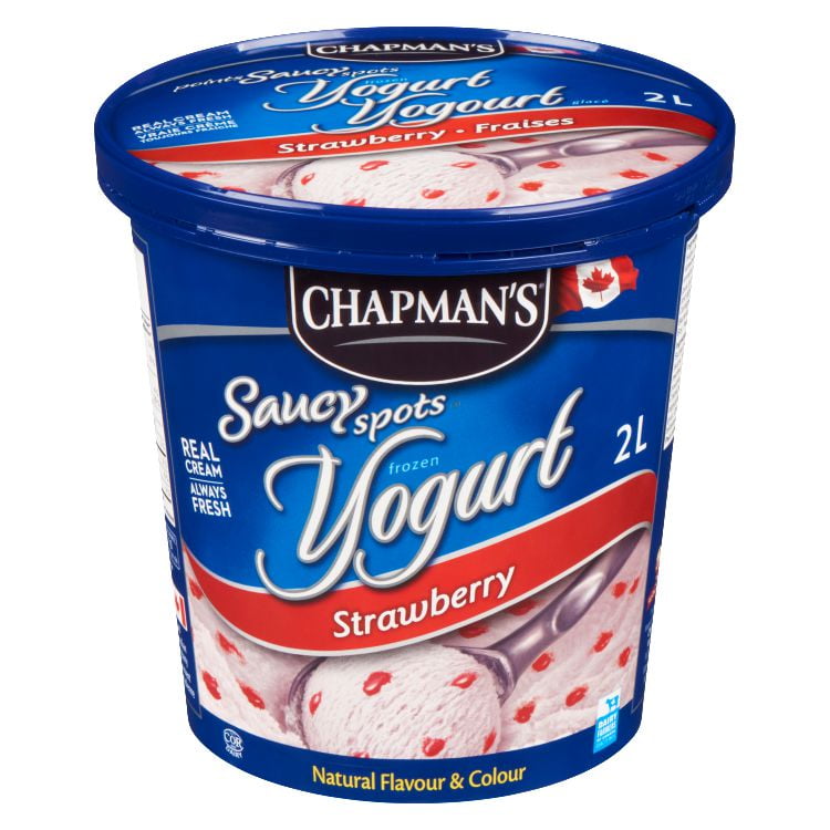 Chapman's Frozen Yogurt Strawberry Saucy Spots Walmart Canada