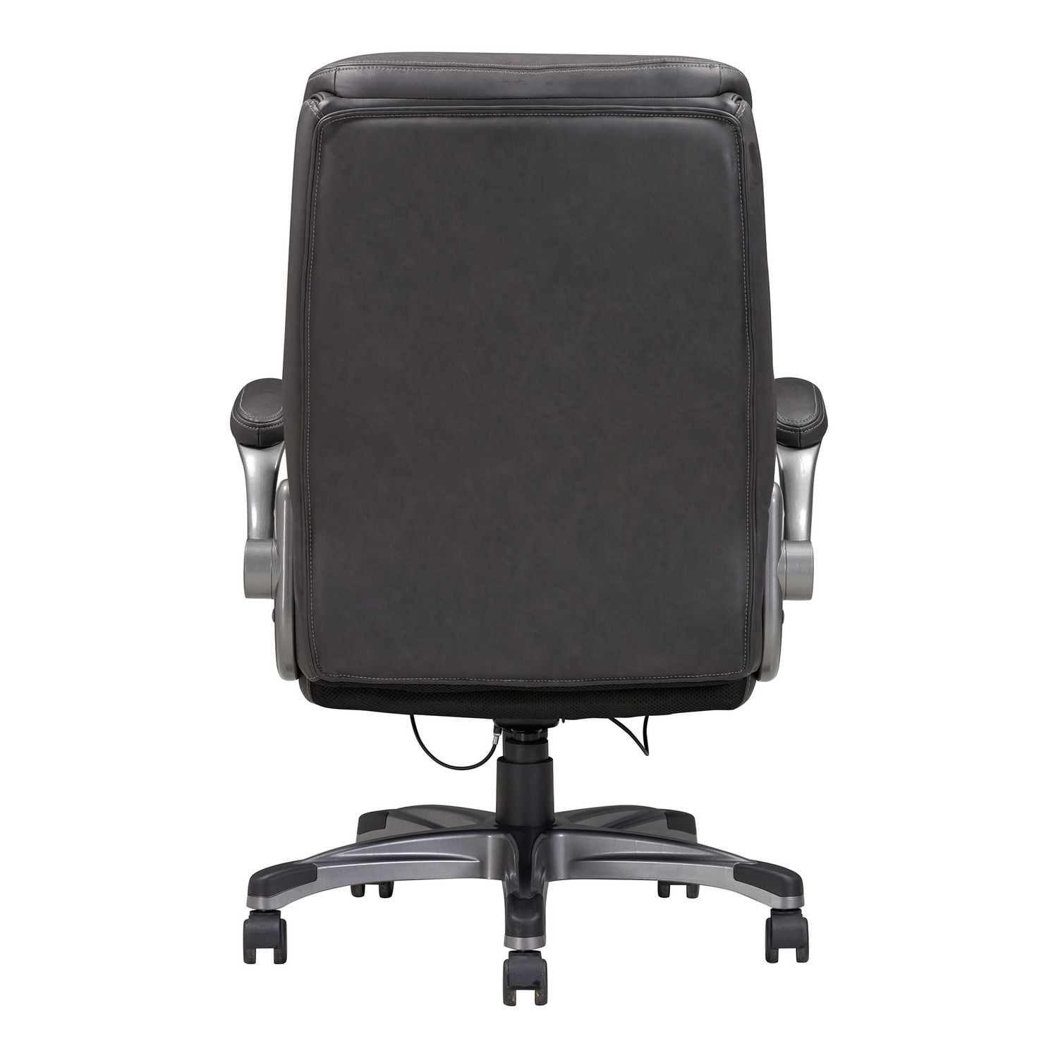 Sealy Fitzroy Faux Black Leather Executive Office Chair