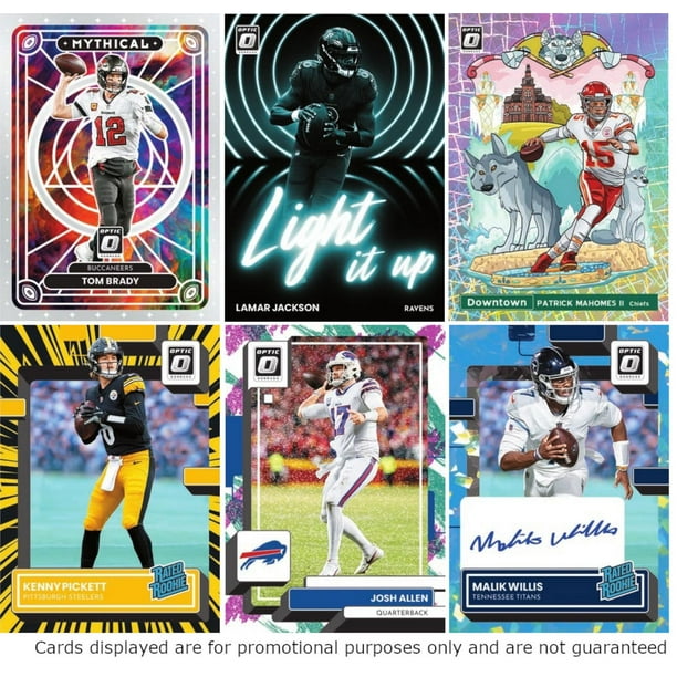 2022 Panini Optic NFL Football 3PK Trading Cards Hanger Box