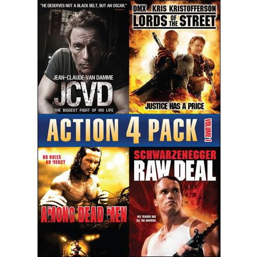 Action Quad Feature, Vol. 1: JCVD / Lords Of The Street / Among Dead Men / Raw Deal