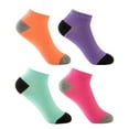 thumbnail image 3 of George Girls' 4 Pack Low-Cut Socks, 3 of 3