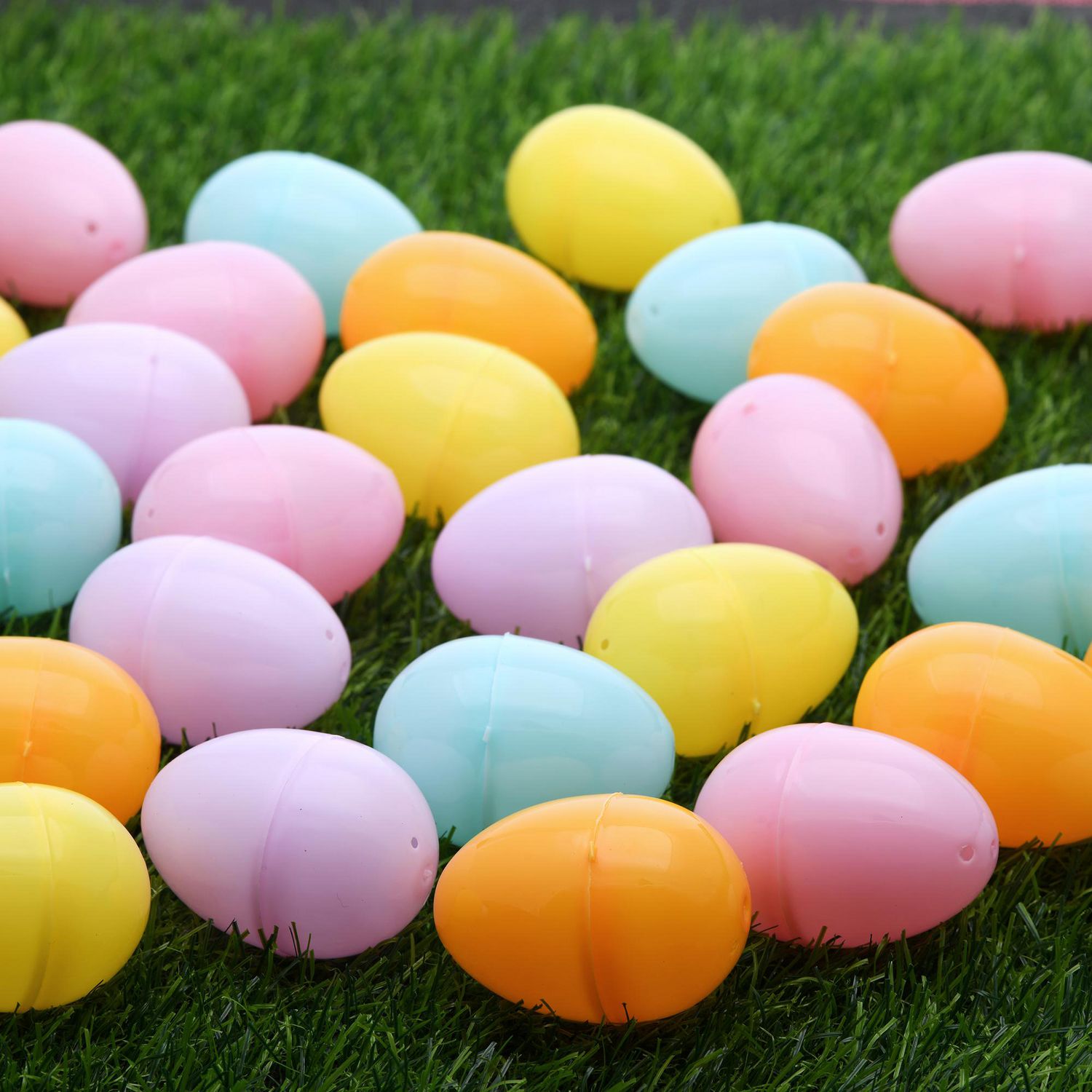 Plastic Easter Eggs (50 per Order) Assorted Colors