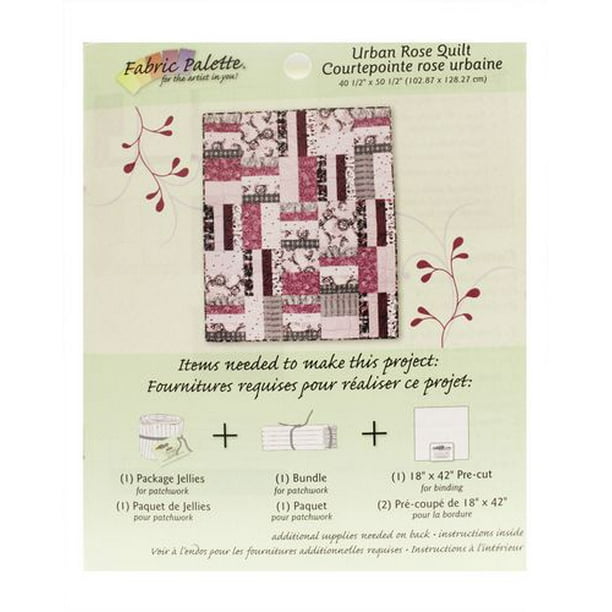 Fabric Palette Brochure de designs Courtepointe Rose Urbaine
