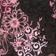 Fabric Creations floral rose sur brun tissu pré-coupé 1⁄2 verge de large – image 1 sur 1