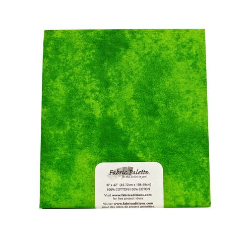Fabric Palette 18 x 42po Tissu pré-coupé ensemble texture herbe verte