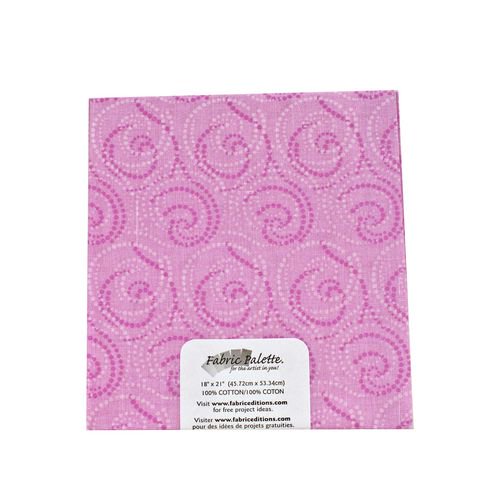 Fabric Palette 18 x 21" Tissu pré-coupé conception rose