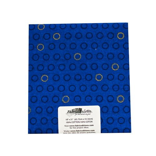 Fabric Palette 18 x 21" Tissu pré-coupé conception bleu