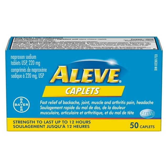 ALEVE Pain Relief, Clinically Proven, Fast-Acting, Long-Lasting, Naproxen Sodium