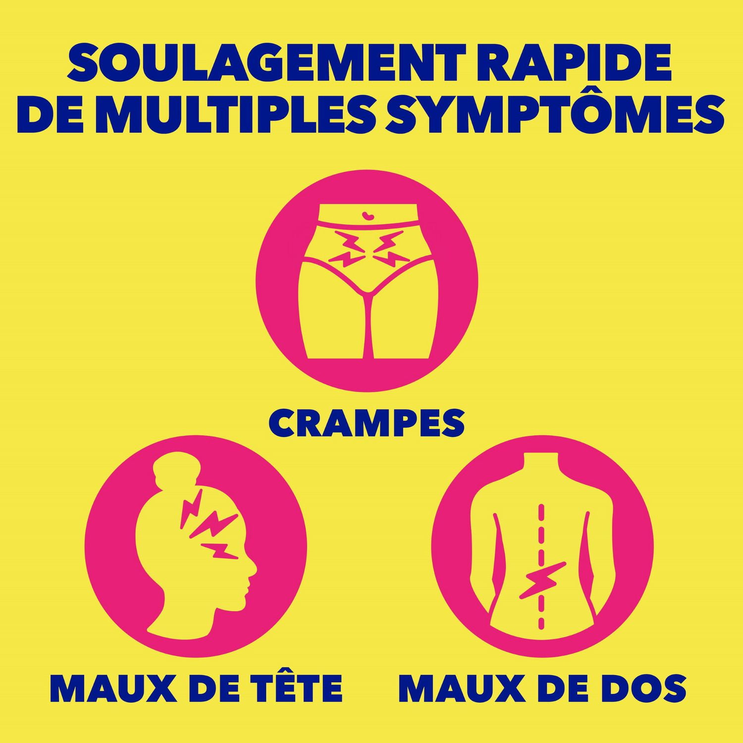 Midol Complete, Fast Multi-Symptom Period pain relief from Cramps, Headache, Backaches and Bloating, 40 Caplets