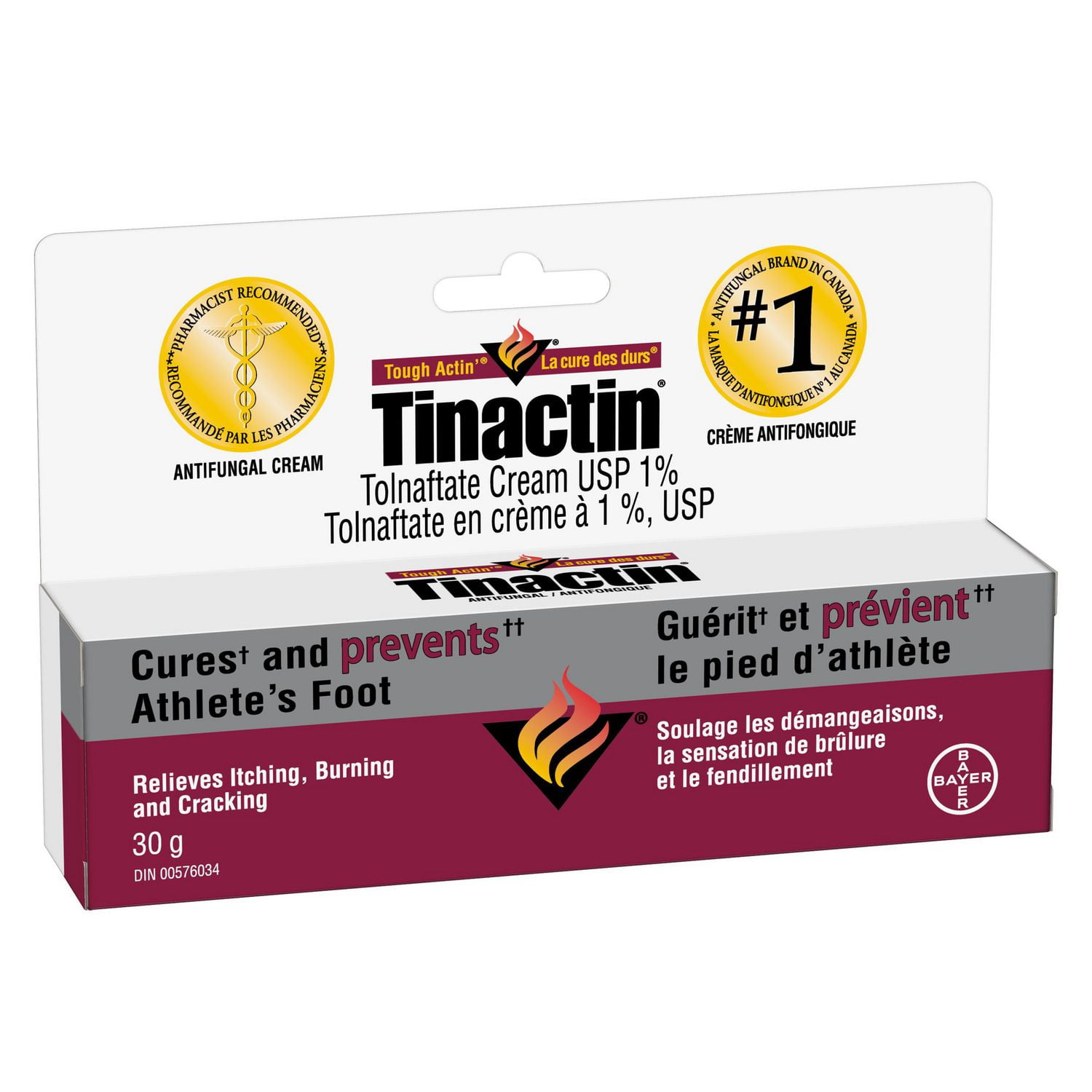 Tinactin Antifungal Foot Cream 30 g Walmart