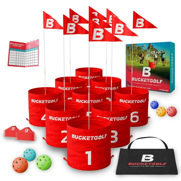 Parcours de 9 trous BucketGolf Pro Le jeu de golf ultime pour le