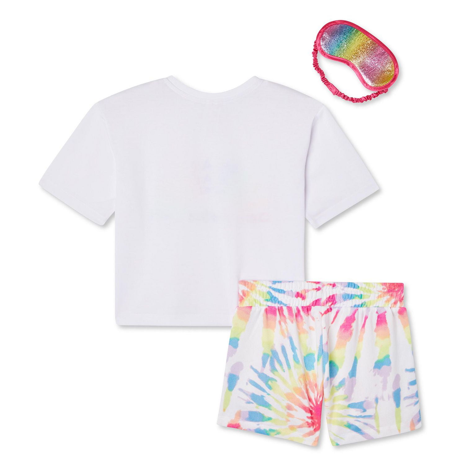 Justice Girls' Short with Mask 3-Piece Set