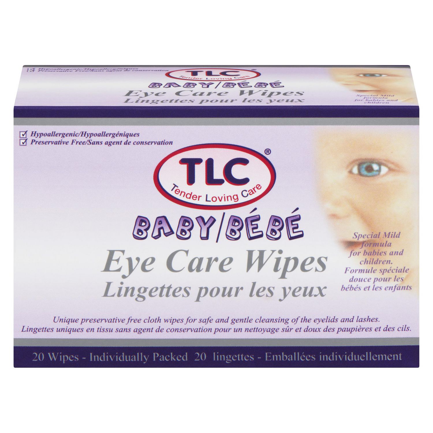 Tlc Baby Eye Care Wipes 20's