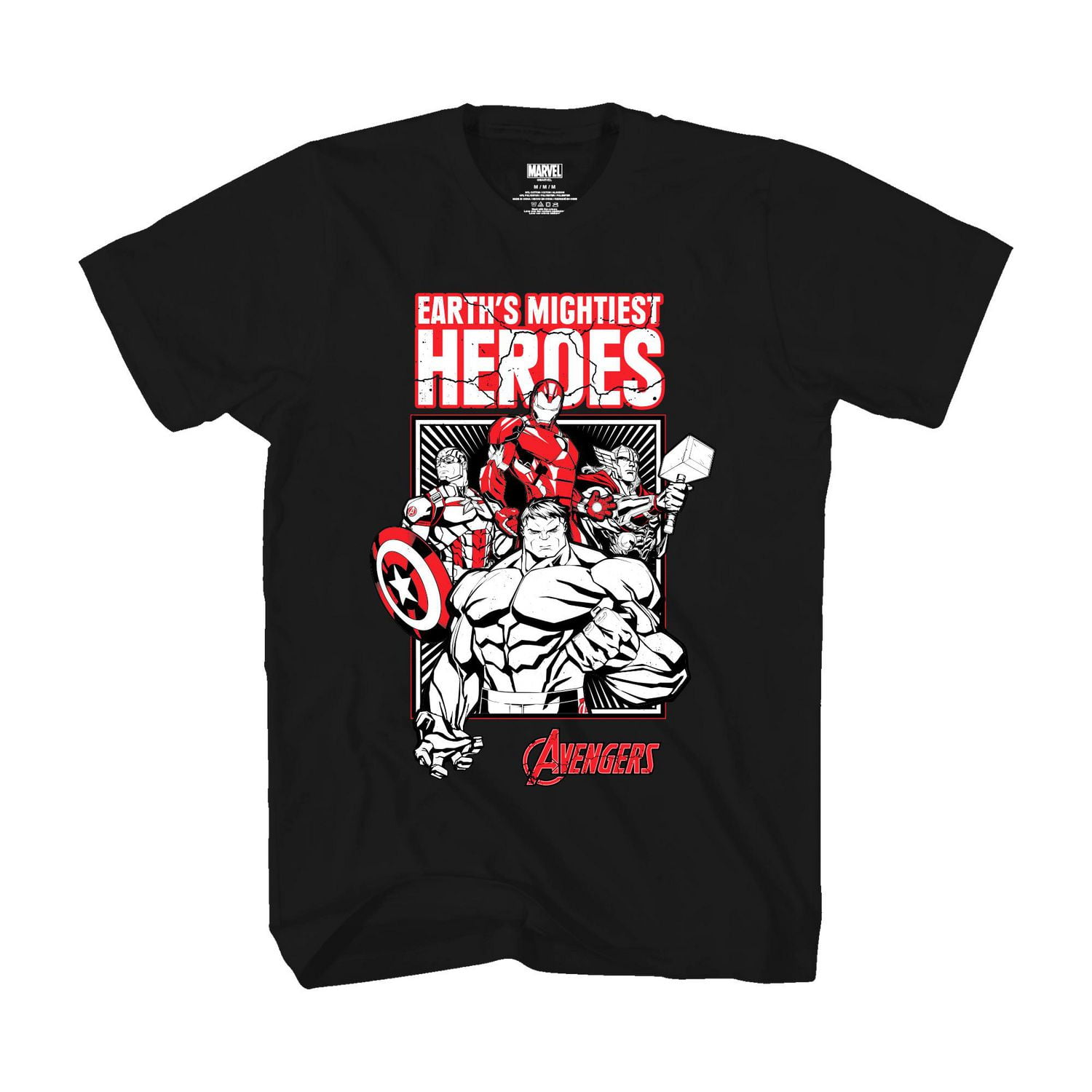 Boys Marvel Avengers Short Sleeve T-Shirt