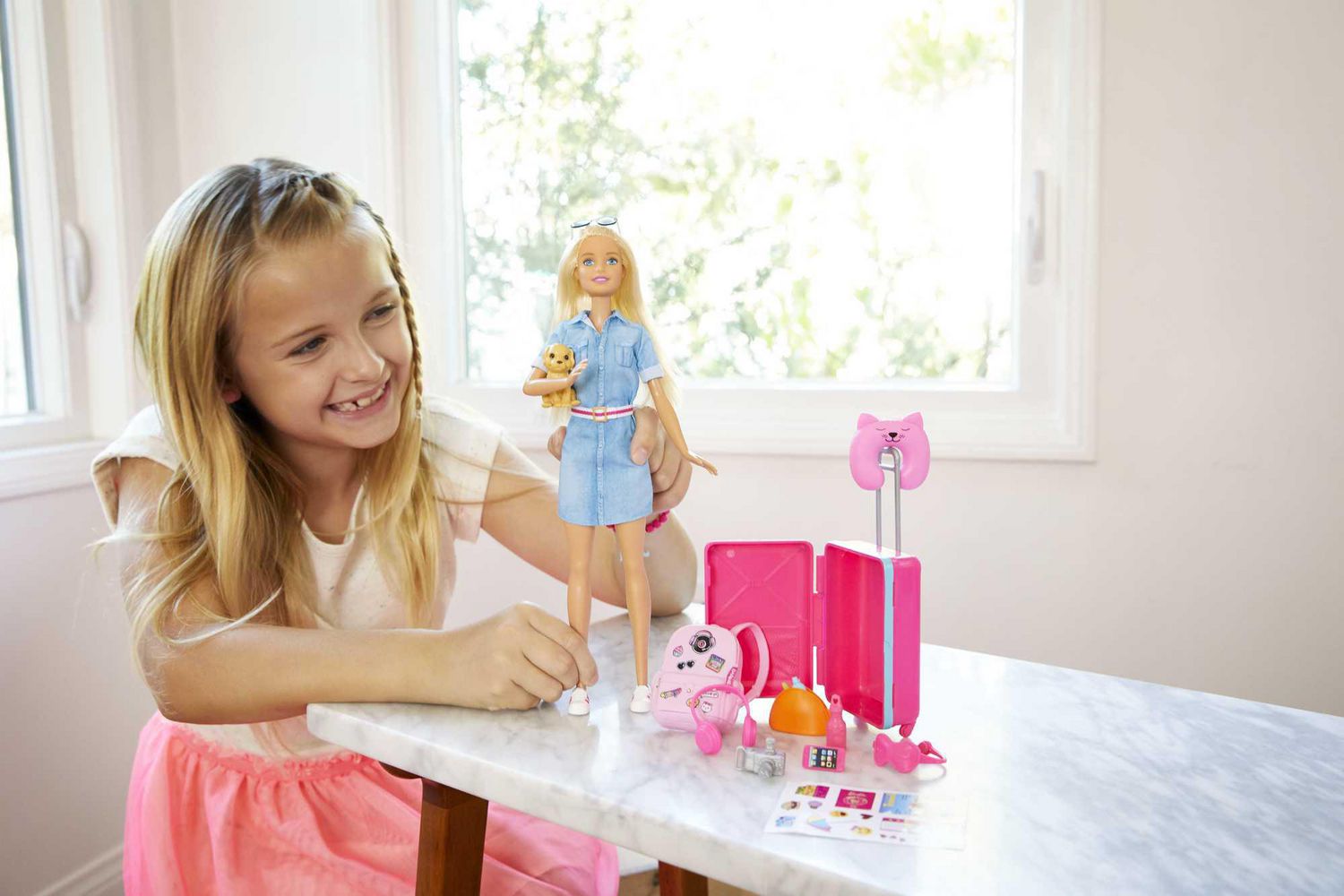 barbie makeup watch set