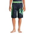 thumbnail image 1 of Minecraft Boys' Swim Short, 1 of 3