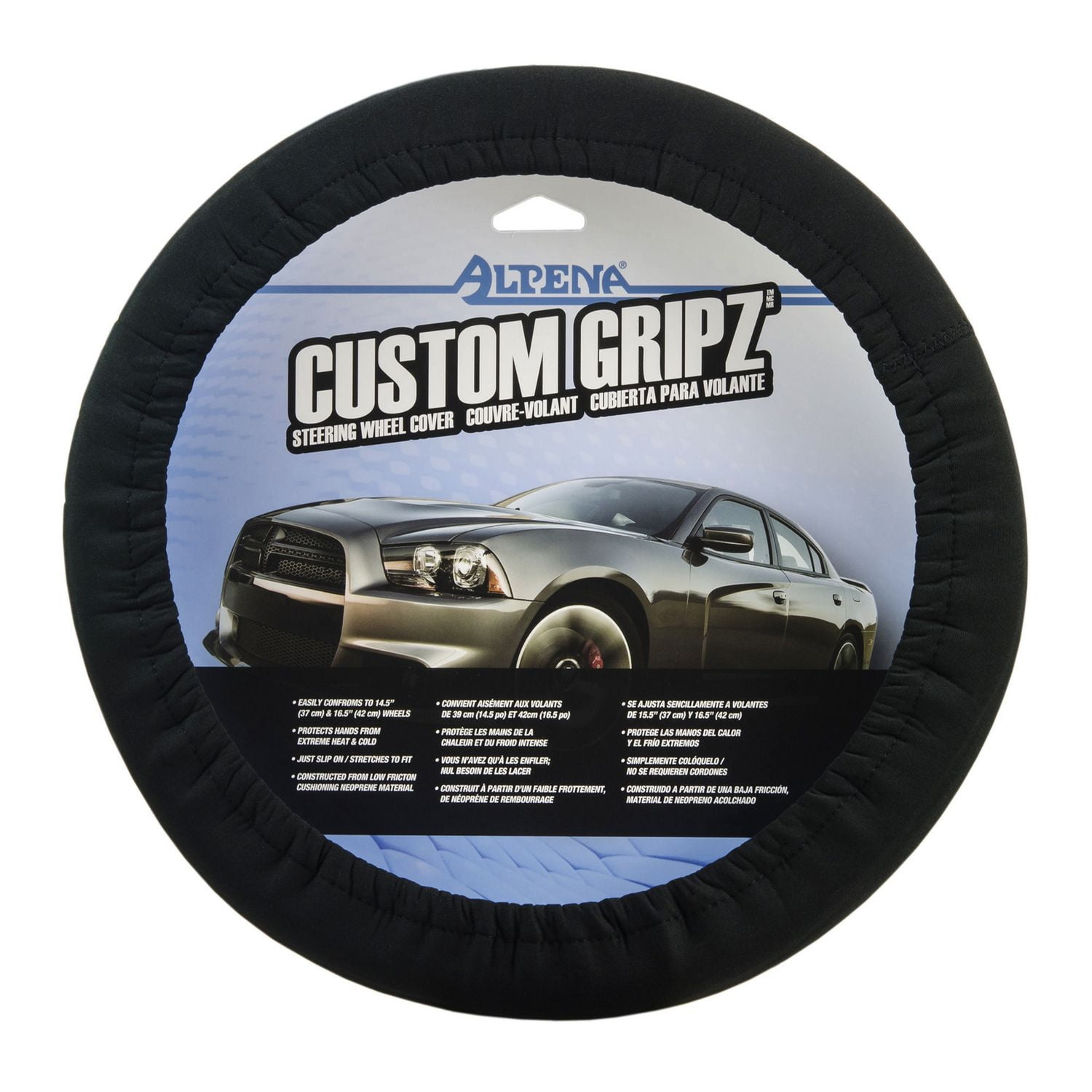 Stretch Neoprene Black Steering Wheel Cover Walmart Canada