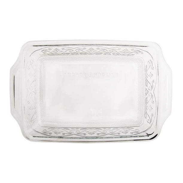 Anchor Hocking 3Qt Laurel Embossed™ Clear Premium Bake Dish Walmart.ca