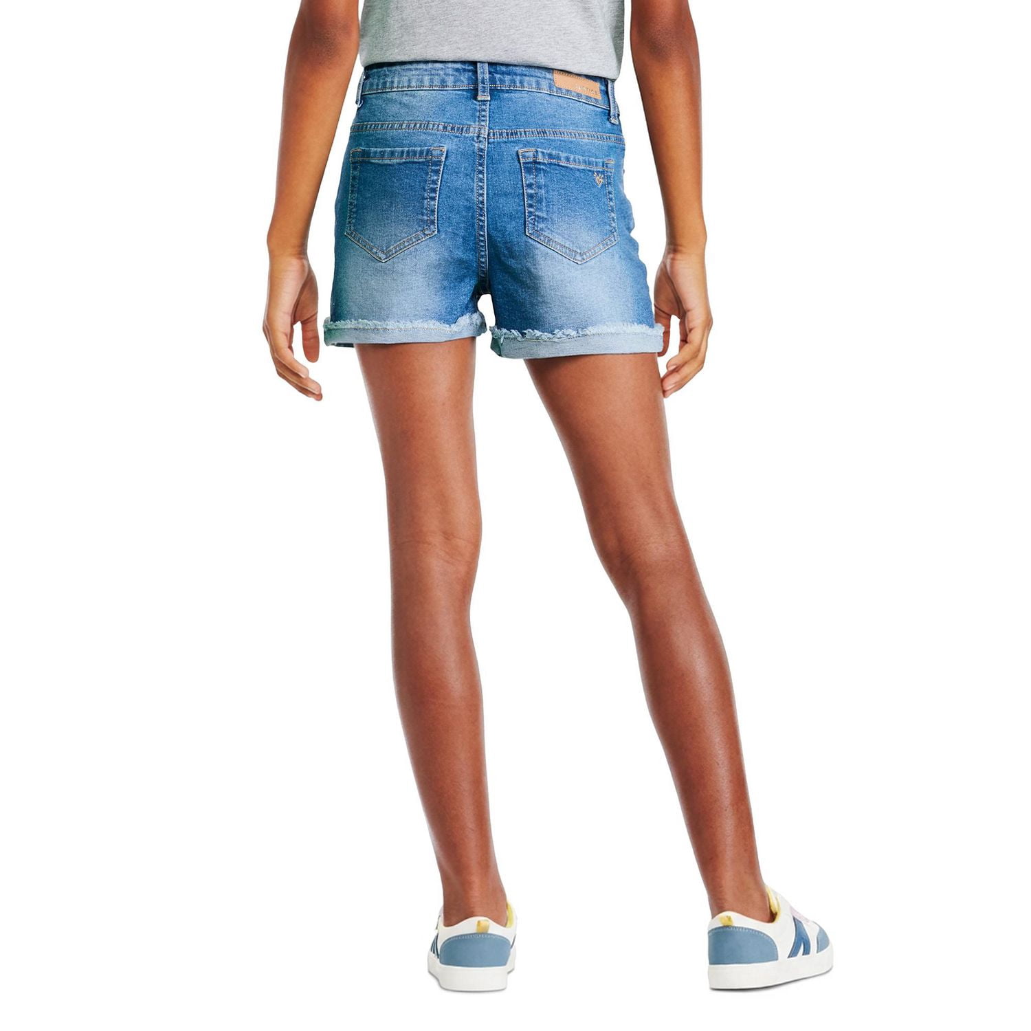 Justice Girls' Applique Jean Short
