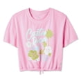thumbnail image 3 of T-shirt à cordon avec imprimé graphique Justice pour filles, 3 of 3