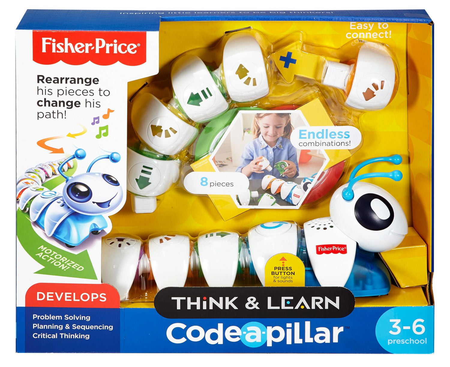 Fisher Price Think Learn Code a pillar Learning Toy Walmart