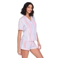 thumbnail image 2 of George Women's Two Piece Notch Collar Shirt Set, 2 of 6